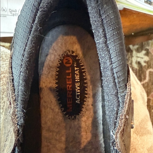 Merrell Men\'s Brown and Black Slip-On Loafers with select dry. Size 10 main image 5